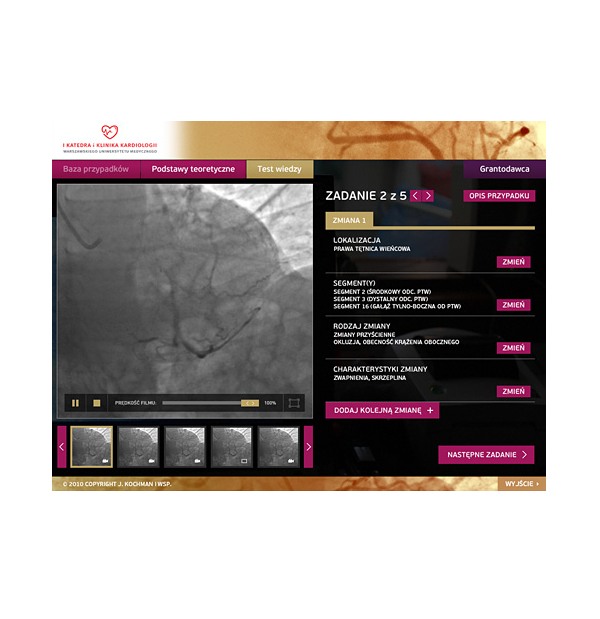 Multimedia e-learning presentation for medical professionals